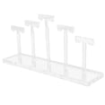 thumbnail image 6 of OUNONA Multi-Tier Clear Acrylic Earring Organizer Stand with Base, Jewelry Display Rack for Desktop Storage and Display, 6 of 8