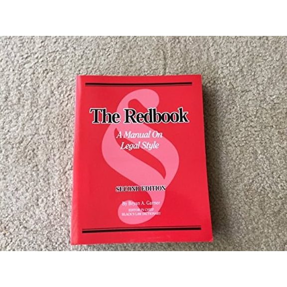 Pre-Owned livro area de direito the redbook a manual on legal style (Paperback) 0314168915 9780314168917
