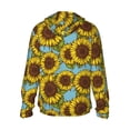 thumbnail image 3 of Fotbe Sunflowers Men's Women's UPF 50+ Sun Protection Jacket Hooded Cooling Shirt with Pockets Hiking Outdoor Performance-X-Large, 3 of 9