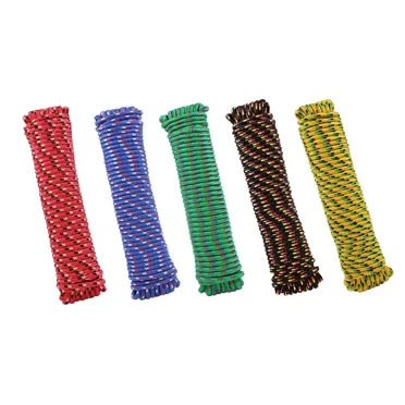3/8''x 100FT Assorted Colors Diamond Braid Polypropylene Rope Durable 1color NEW