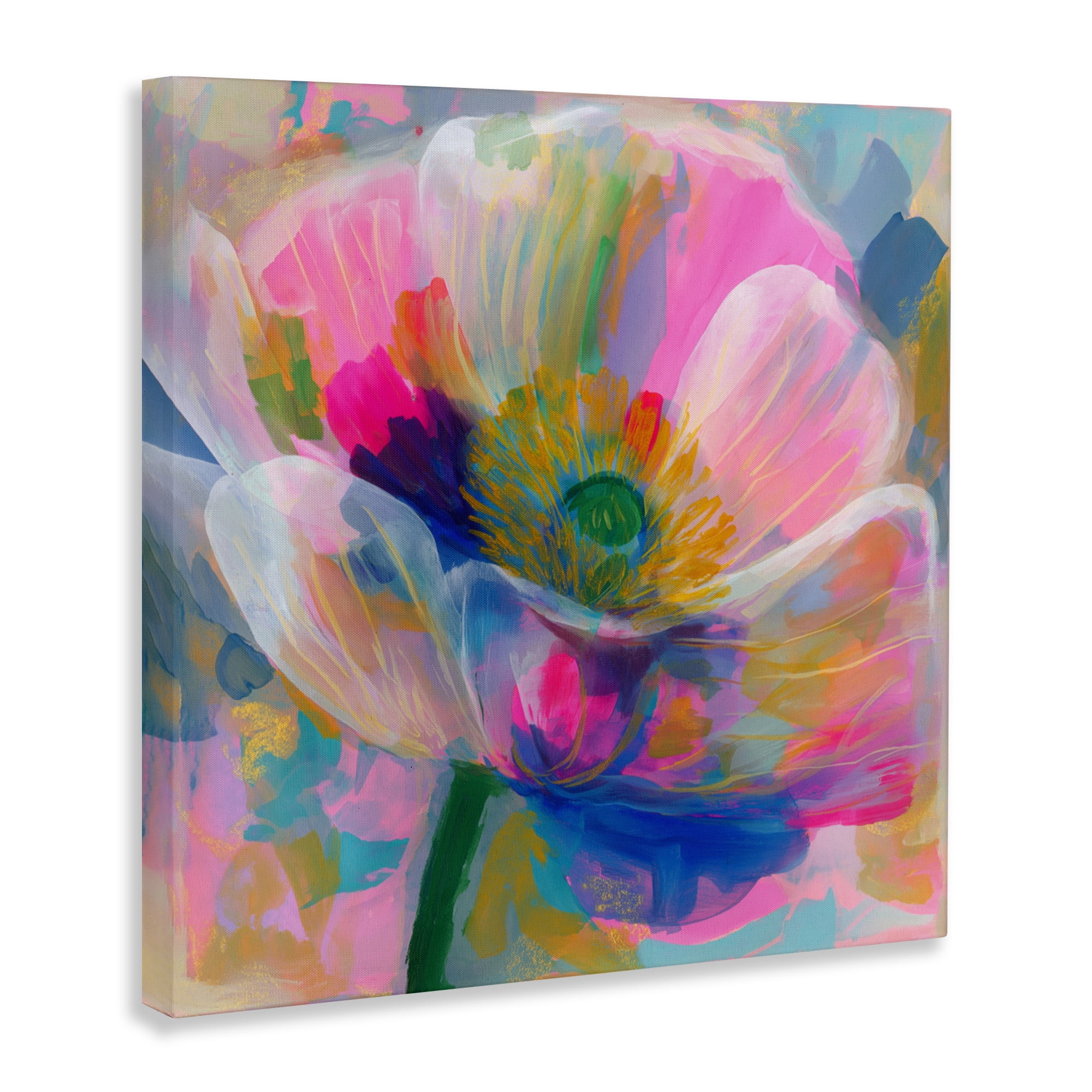 Stupell Industries Backlit Kaleidoscopic Poppy Canvas Wall Art, design by Chromatic Storm Studio
