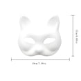 thumbnail image 3 of Cat Mask Craft Set All Ages Diy Painting Supplies for Halloween Creative Party Activities, 3 of 6