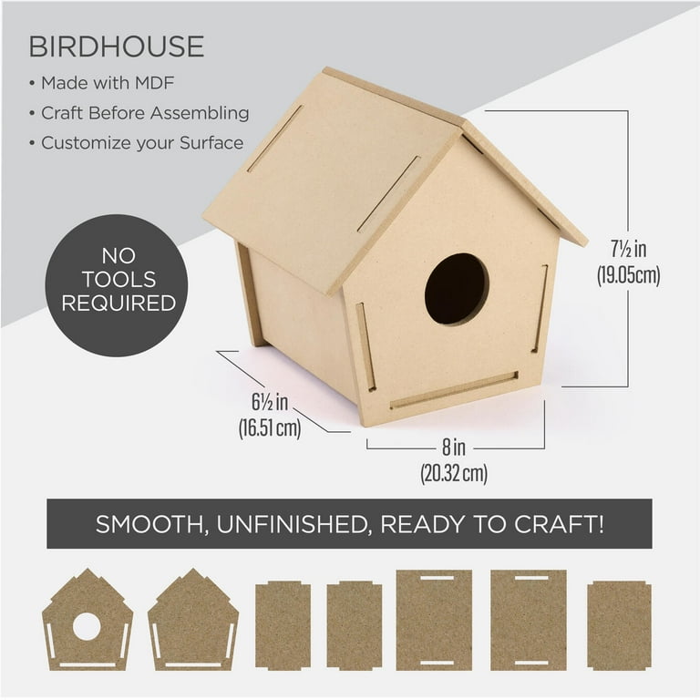 Konnectz Wood Surfaces Birdhouse 6