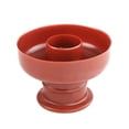 thumbnail image 1 of OUNONA Dark Red Doughnut Mold Nonstick Feature for Home Bakers 1Set, 1 of 3