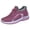 Purple, variant on Snow Boots for Women Winter Warm Sheepskin-lined Waterproof Non Slip Orthopedic Shoes Ankle Sneakers with Arch Support Outdoor Slip on Barefoot Shoes Lightweight