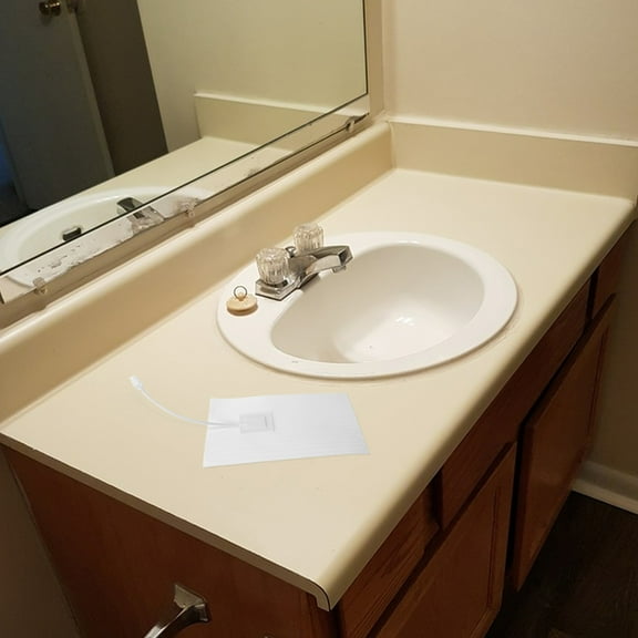 ELAYARD Waterproof Anti Fog Protective Film White Heated Pad for Shower Mirror Defogger Solution