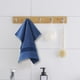 thumbnail image 5 of Toalla azul marino, absorbente, suave, color liso, toalla para el hogar, lavado facial, regalo, 5 of 7