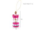 thumbnail image 5 of Regalo creativo Pequeño colgante Pabellón de madera de color Caballo Recuerdo de Navidad Mini carrusel Decoraciones para el hogar, 5 of 5