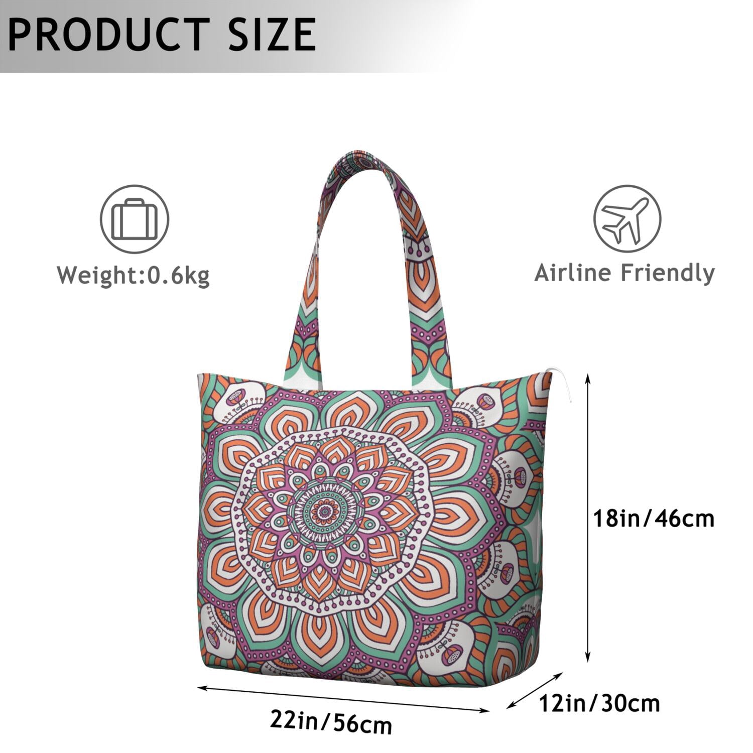 Fly Giallo Pesce Piccolo Duffel Bag Pieghevole Borsa Da Viaggio