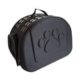 thumbnail image 2 of Bolsa de hombro plegable Yinane para transportar gatos al aire libre negro, 2 of 8