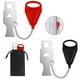thumbnail image 1 of Cerradura de puerta portátil, 2 piezas, cerradura de puerta de viaje, añade seguridad adicional para el hogar, apartamento, residencia, hotel, escuela (rojo + negro), 1 of 5