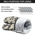 thumbnail image 7 of Cute Oven Mitts,Pioneer Flower Floral Print Pattern Oven Mitt 2-Pack Set,Kitchen Gloves for Oven,Heat Resistant Oven Mitts 7.7"x12", 7 of 7