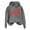 Grey, variant on Vintage Lobster Print Sweatshirt Graphic Sweatshirts For Women Crewneck Long Sleeve Pullover Cinch Waist Tops Fall Trendy Clothes (Black,Large)