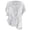 White, variant on HBFAGFB Shirts for Women Trendy Lace Hollow Lace V Neck Embroidered Short Sleeved Top White Size 6XL