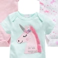 thumbnail image 4 of 6-9 Newborn Cotton Romper Set For Babies Bodysuit Short Sleeve Romper Sleep & Play One-Piece Bodysuit, 4 of 4