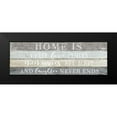 thumbnail image 2 of Carpentieri, Natalie 24x11 Black Modern Framed Museum Art Print Titled - Home is Where, 2 of 5