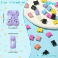 thumbnail image 2 of U8MO 30x Spray Painted Alloy Mini Cute Bear Loose Spacer Beads for DIY Jewelry Making, 2 of 5