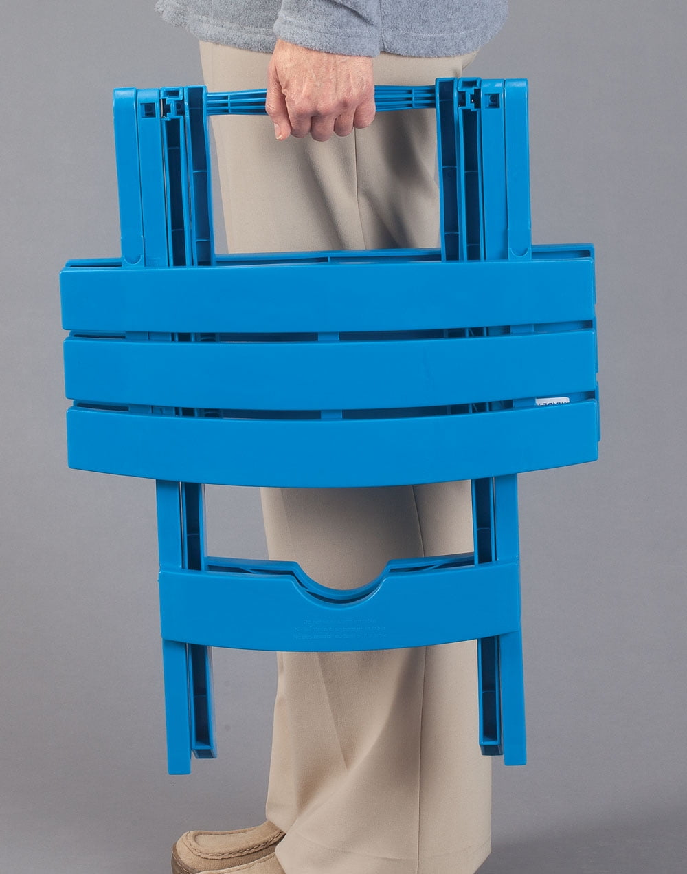 Adams quik fold side table blue outlet