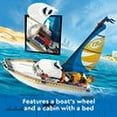 thumbnail image 3 of LEGO City Sailboat Building Set 60438, 3 of 3