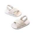 thumbnail image 6 of OSOLU Toddler Girls Sandals Kids Comfortable Open Toe Casual Summer Shoes Age 1 6 Lightweight Breathable Footwear Relaxed Fit Shoes, 5-6 Years, 6 of 6