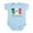 Sky Blue, variant on CafePress - Vintage Mexico Infant Bodysuit - Baby Light Bodysuit, Size Newborn - 24 Months