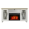 thumbnail image 3 of FESTIVO Elegant 61" TV Stand with Fireplace - White, 3 of 6