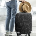 thumbnail image 3 of Travel Luggage Cover Suitcase Protector Fits 18-32 Inch Luggage Wheel Covers Patterned Travel Related Items Flower Luggage Protector Elastic Luggage Anti-scratch Suitcase Cover XL, 3 of 7