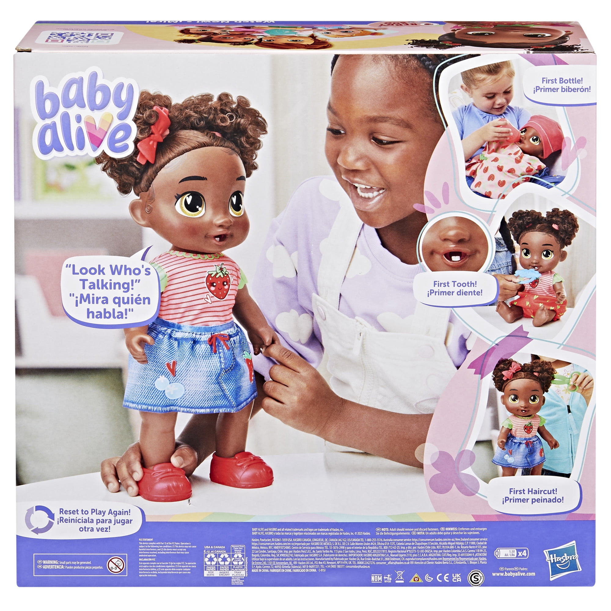 Baby Alive Baby Grows Up Berry Boo Interactive Baby Doll