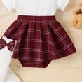 thumbnail image 6 of enyan New Born Clothes Baby Boy Baby Toddler Girl Boy Sweatshirt/Romper Short Sleeve Sister Brother Matching Outfit Newborn Clothes,Red,0-3 Months, 6 of 6
