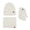 White, variant on Yanyanz Scarface, Women's Autumn And Winter Woolen Hat Set Outdoor Warmth Thickened Plush Hat Scarf Glove Three Set, Scarf Beige One Size