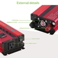 thumbnail image 4 of Riwesomey Inversor de corriente para automóvil de 5000 W LED DC 12V a AC 220V Convertidor de onda sinusoidal simulada con 4 interfaces USB Vehículos, repuestos y accesorios Mis No. 4, 4 of 6