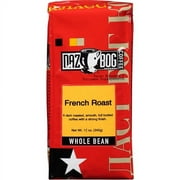 Dazbog Coffee, French Roast, Whole Bean Coffee, 12 oz, (Pack of 6)