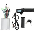 thumbnail image 3 of Electric Bicycle LCD Display Meter,Electric Bicycle Controller Kit Electric Scooter Throttle Grip Electric Scooter Controller Meter Set Meticulously Designed, 3 of 8
