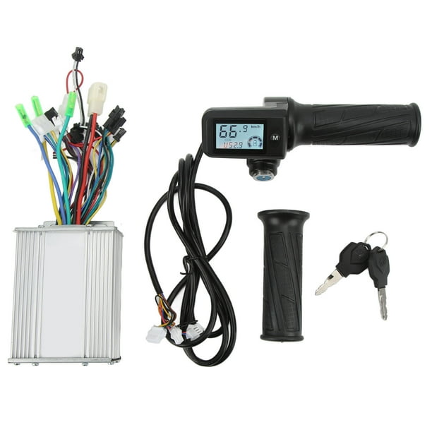 Kit de controlador bicicleta eléctrica, controlador sin escobillas de 450W, medidor de pantalla LCD con bloqueo de agarre del acelerador para Scooter de 36V y 48V YUNYI BRAND Deportes