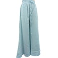 thumbnail image 1 of Pantalones Anchos de Pierna para Mujer, Pantalones Palazzo Florales Fluidos para Mujer, Pantalones Casuales de Verano de Cintura Alta. Estampado Azul M, 1 of 7