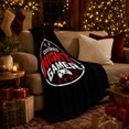 thumbnail image 3 of Certified Night Gamer Emblem, Festive Holiday Scene, Warm Flannel Blanket for Living Room and Reading Nook with Detailed Artwork, Art Lovers Christmas Gift, Festive Home Decor, 3 of 9
