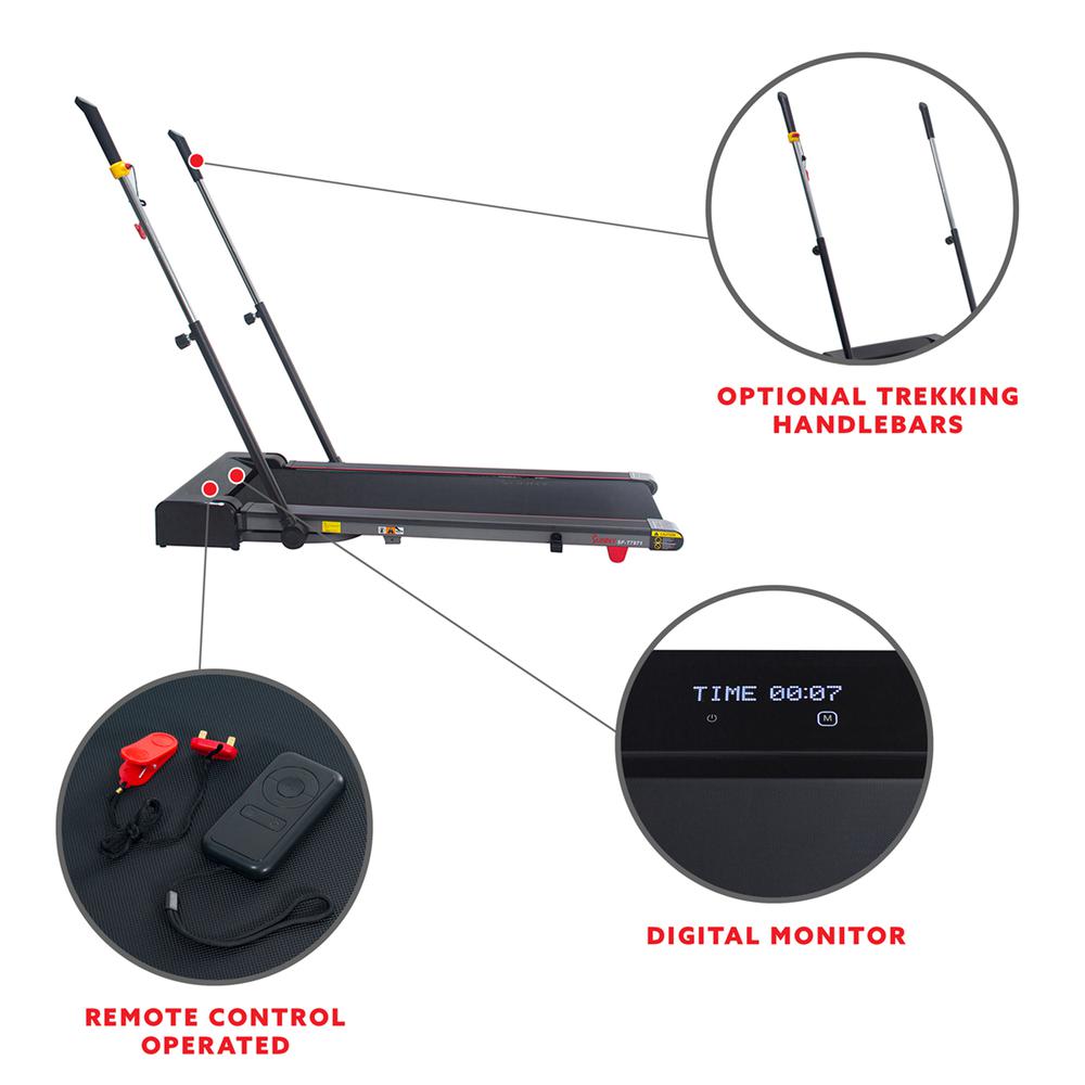 Sunny Health & Fitness Slim Folding Treadmill Trekpad - image 7 of 8