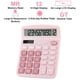 thumbnail image 4 of Calculadoras de escritorio, calculadora bonita de doble potencia con pantalla LCD grande y botones grandes para la oficina, el hogar y la escuela (rosa), 4 of 5