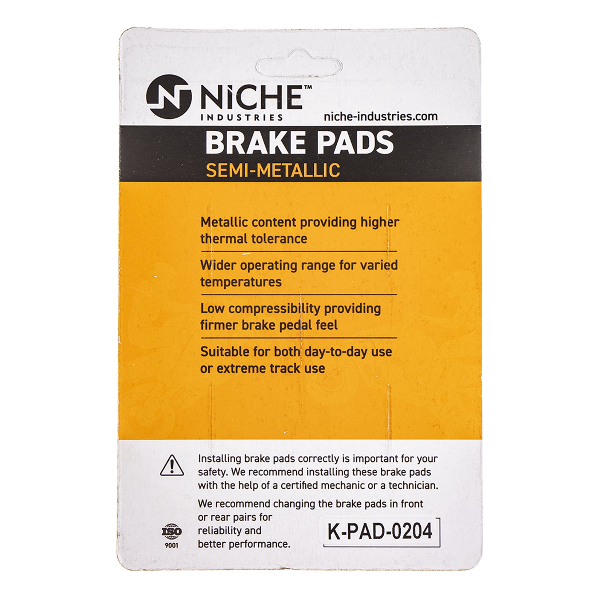 Niche Rear Left Brake Rotor Pad Kit for Suzuki 69100-10850