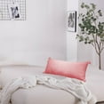 thumbnail image 5 of Djiypn Cooling Shredded Body Pillow - Bed Pillows for Adults - Zipper Closure Bed Pillows for Sleeping with Washable Cover - 23.7x11.8 inch, Pink, 5 of 8