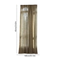 thumbnail image 4 of Jiaeri Polyester Semi Sheer Curtains for Living Room & Bedroom, 60x140 cm Light Filtering Window Drapes with Rod Pocket, Modern Woven Textured Decorative Panel, 4 of 7