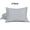 Light Gray, variant on PiccoCasa 2 Pack 1800 Microfiber Oxford Pillowcases,  Queen Wine Red