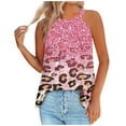 thumbnail image 1 of Débardeur pour Femmes Imprimé Col Rond Pull Mode Décontracté Col Rond Bretelles Bouton Haut, 1 of 1