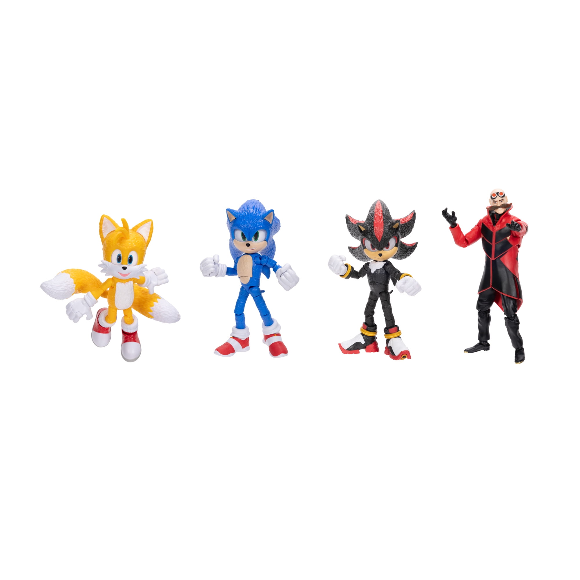 Sonic The Hedgehog 3 Movie 5 inch Tails Action Figure 20 Points of Articulation