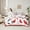 Red White Black, variant on Castle Fairy Kids Red Sparrows 7-Piece Twin Bedding Sets,Christmas Snowman Bedding Comforter Set,Happy New Year Breathable Sheet Sets,Super Cozy Room Decor