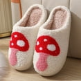 thumbnail image 3 of Zapatillas populares de algodón para mujer, pantuflas de algodón cálidas de felpa para invierno, Navidad y Halloween, para interior y hogar, 3 of 5