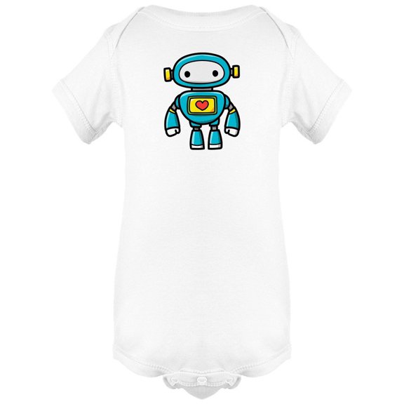 Robot Doodle Bodysuit Infant -Image by Shutterstock,  6 Months