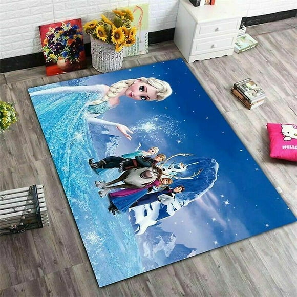 New Cartoon Frozen Area Rugs Carpets Anti-skid Home Living Room Kids Bedroom Floor Mats Non-slip
