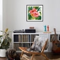 thumbnail image 4 of Art.com Tropical Jewels II v2 Pink Crop Art Print by Silvia Vassileva, Black Frame Wall Art, 29" x 29", 4 of 5