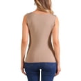 thumbnail image 3 of INSPIRE CHIC Front Twist Knot Tops for Women's Round Neck Sleeveless Casual Blouse Shirt, 3 of 5